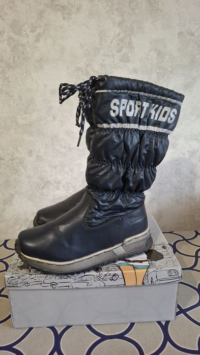 Зимние сапоги дутики 21см стелька