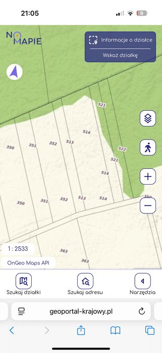 1,41 ha działek rolnych pod lasem – Kotłówka (Podlaskie)