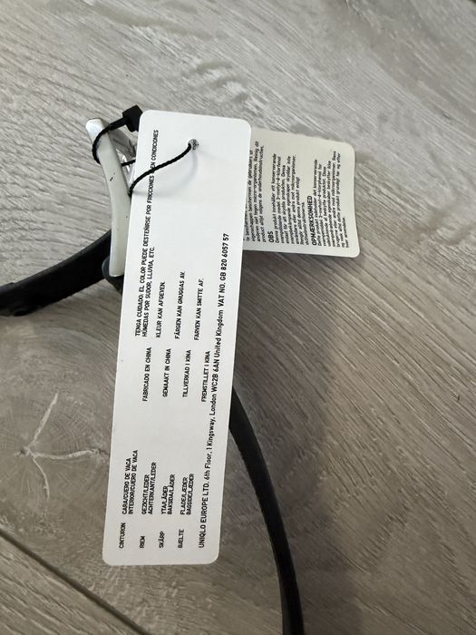 uniqlo pasek męski rozmiar M lub L  opis!!