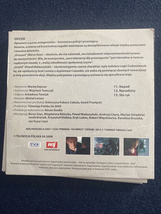 Oficer 4 płyty DVD 1-13 odcinków
