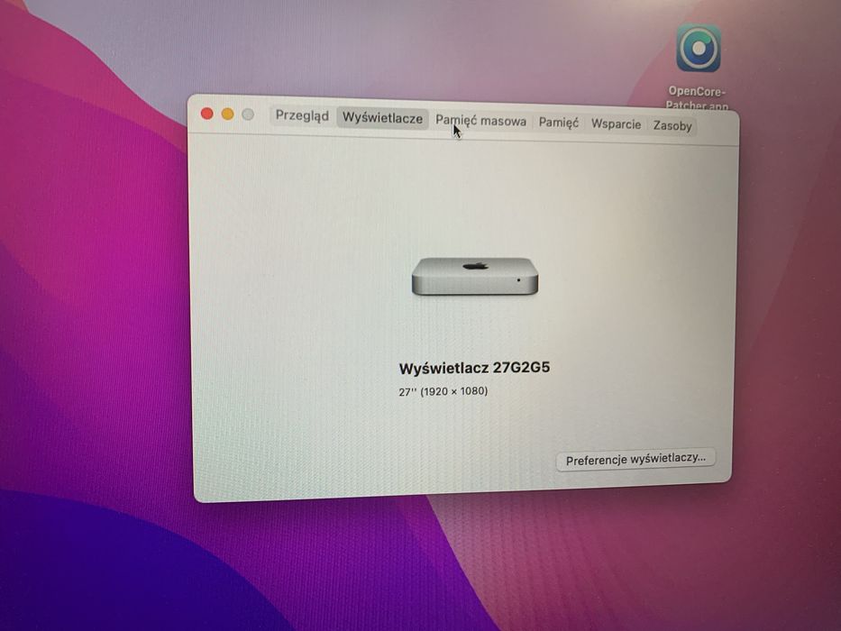 Mac Mini 5.1 macOS Monterey