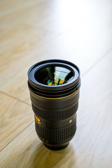 Nikkor AF-S 24-70mm f/2.8G ED Nikon F – komplet + filtr Heliopan