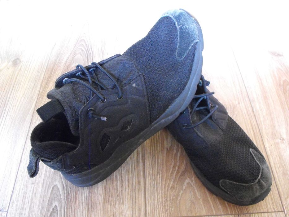 Buty REEBOK 39/40 25.5cm Skóra* czarne sportowe skórzane