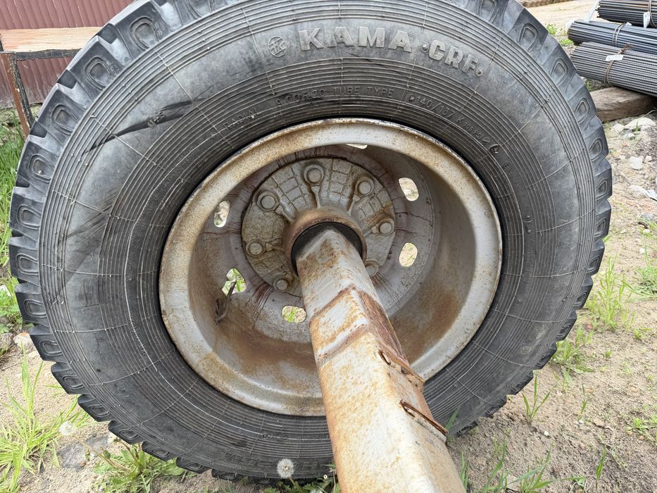 Oś / most  transportowy z kołami R20 Dłużyca , Przyczepka , Wózek.