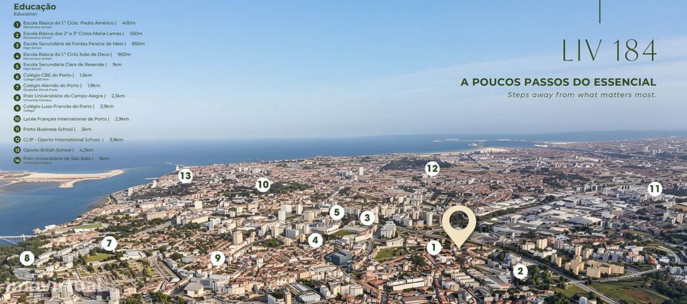 JD - Apartamentos Porto, Proximidade ao essencial. T1 - T2 - T2 Duplex