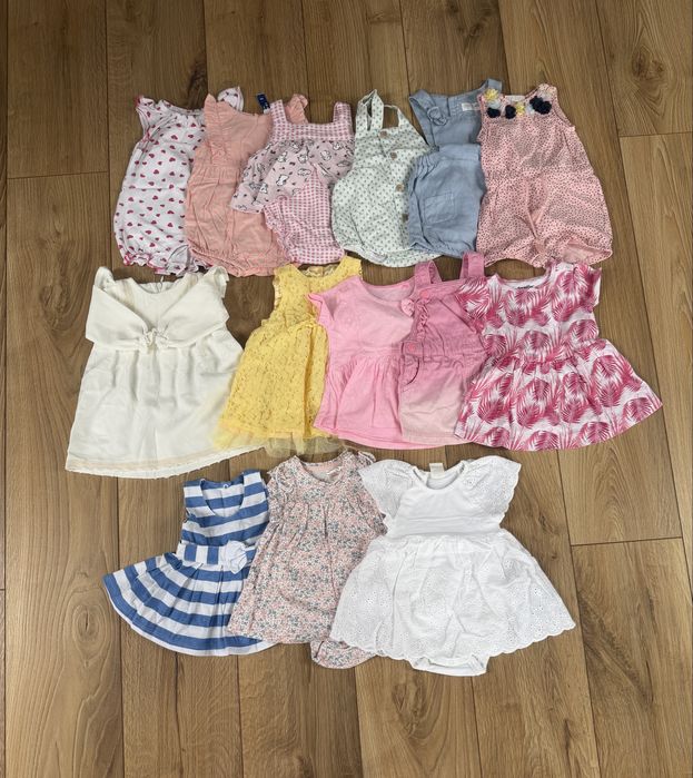 Paka ubrań dziewczynka rozmiar 62