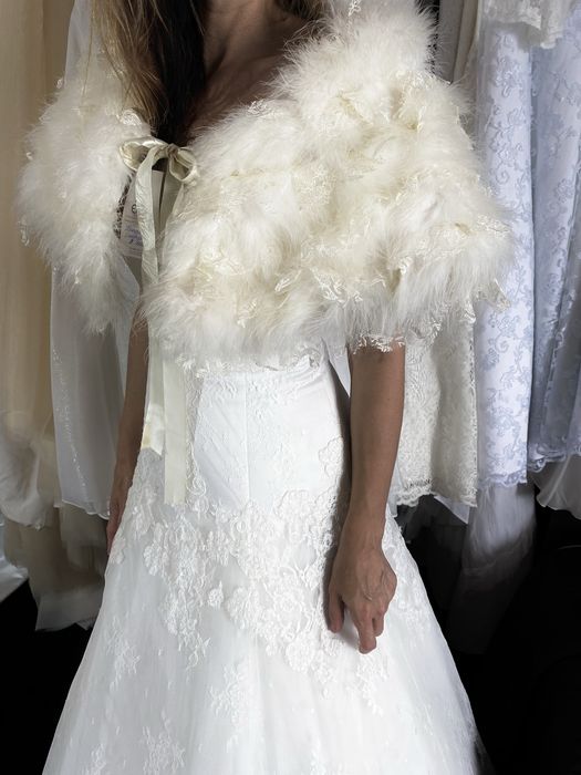 Весільні шубки, балеро, фати