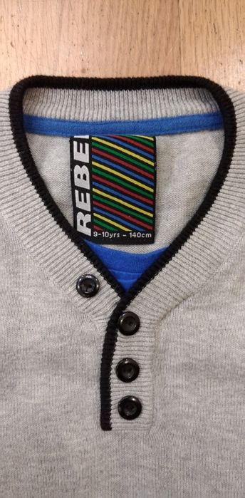 Sweter Rebel rozm. 140 bawelna