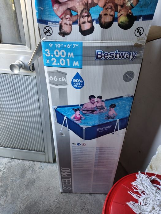 Piscina em usada