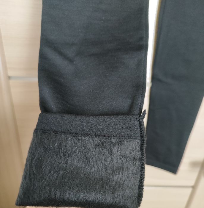 Зимние лосины теплые.