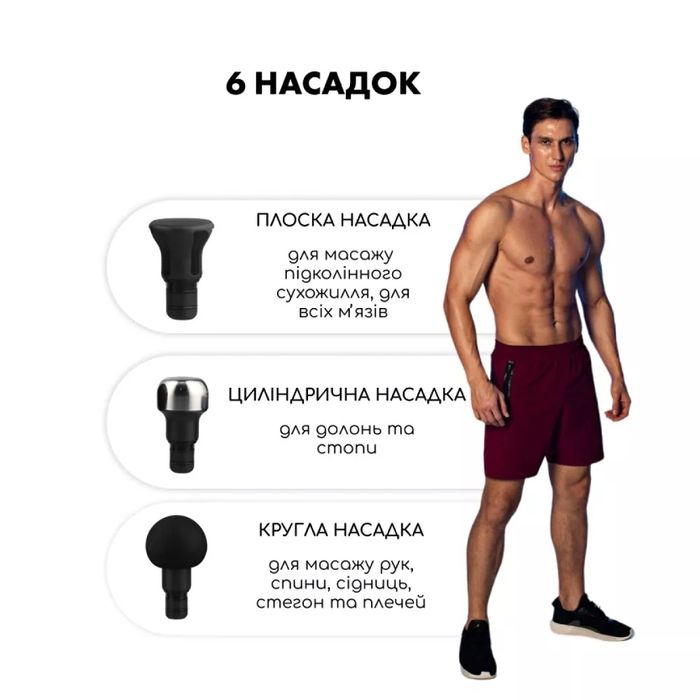 Перкусійний ручний масажер