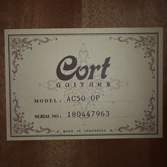 Gitara klasyczna 1/2 Cort AC50 OP + miekki futerał