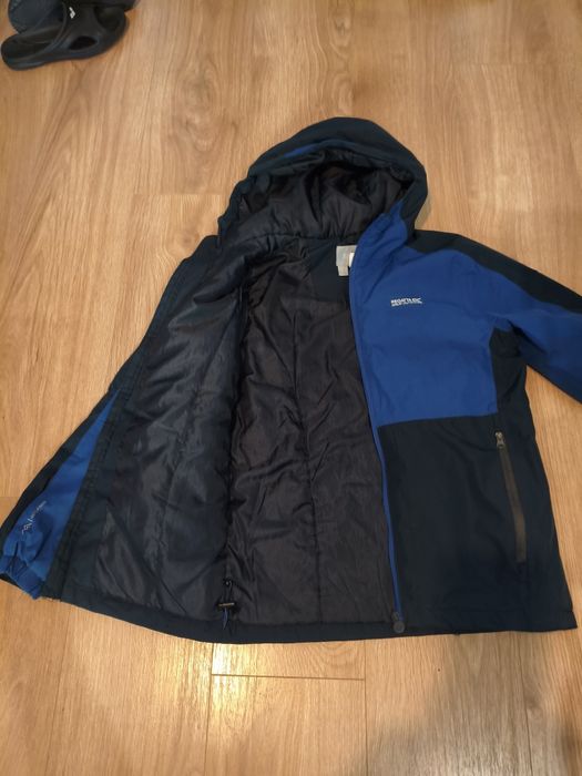 Kurtka przejściowa przeciwdeszczowa  z latarką 158 cm