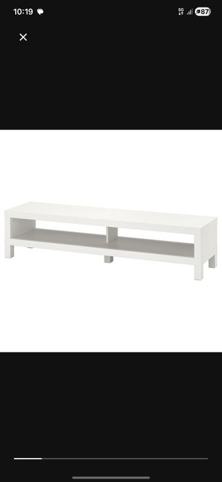 Móvel TV IKEA LACK – Branco (160 × 35 × 36 cm) – Excelente Estado