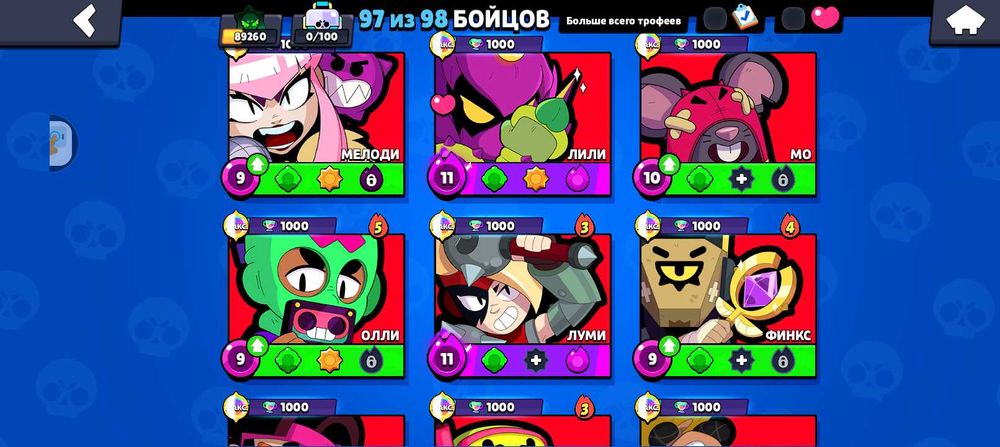 Буст кубков бравол старс