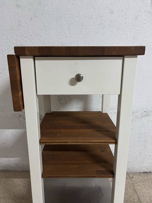 Móvel auxiliar de cozinha IKEA Stenstorp com tampo extensível