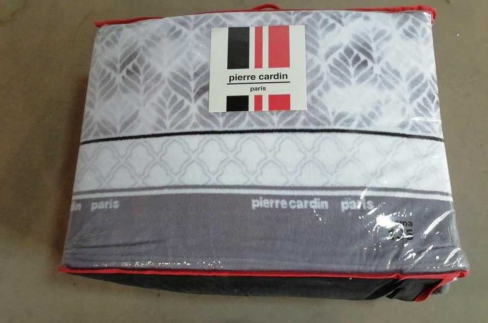 Pierre Cardin Conjunto lençóis coral IZAL 135 cm. Cinza