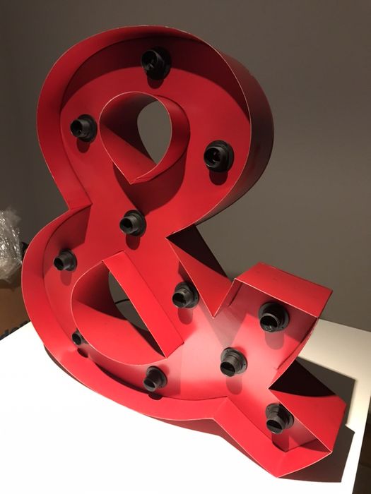 Candeeiro decorativo design La Forma Barcelona - NOVO