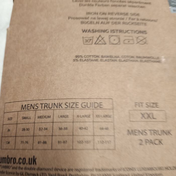 Bokserki męskie Umbro 2-pack XXL