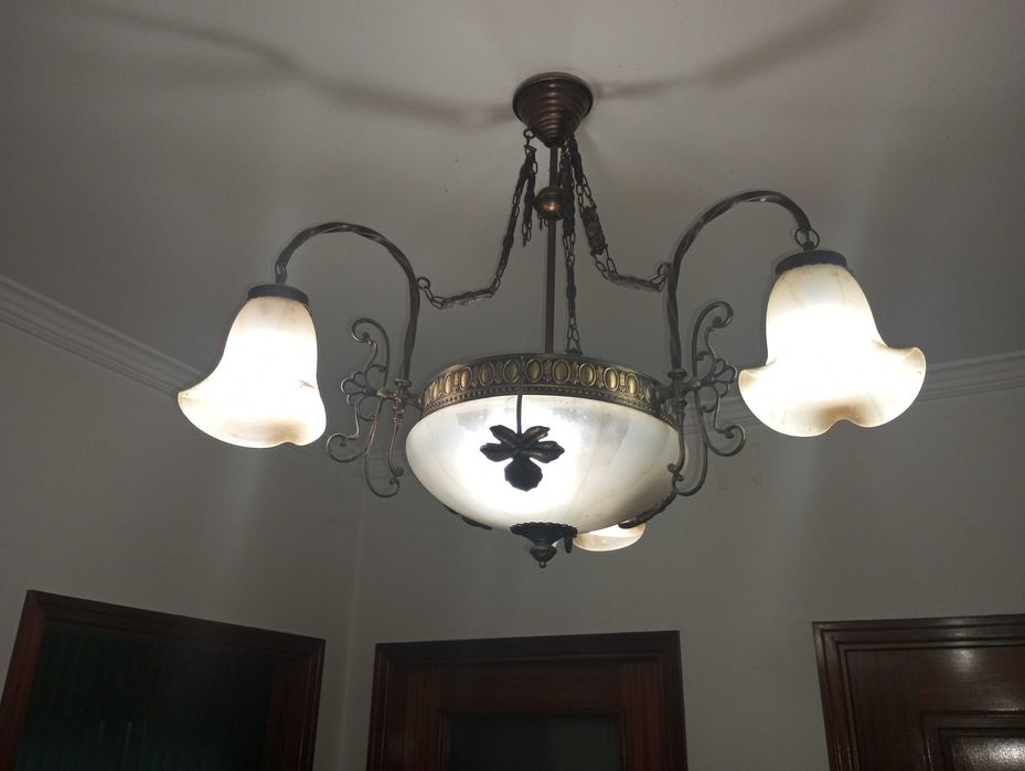 Conjunto candeeiros antigos