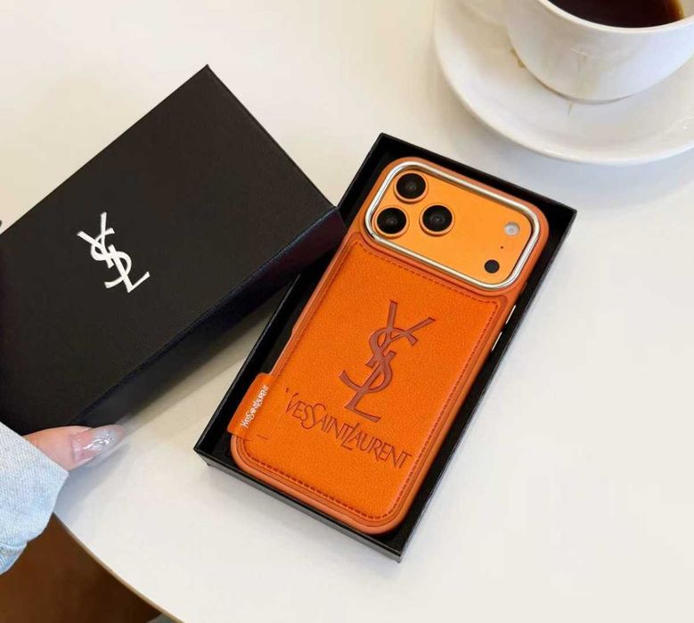 Apple Saint Laurent Case｜17 pro｜17 pro Max ｜Чохол｜Чехол｜Все цвета
