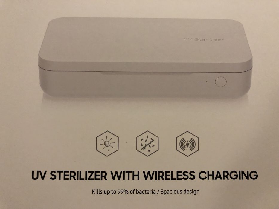 UV Sterilizer, Qi Wireless Charger – for Mobile Phones NEW64284542231939120