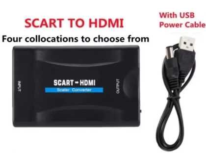 Scart para HDMI 1080P