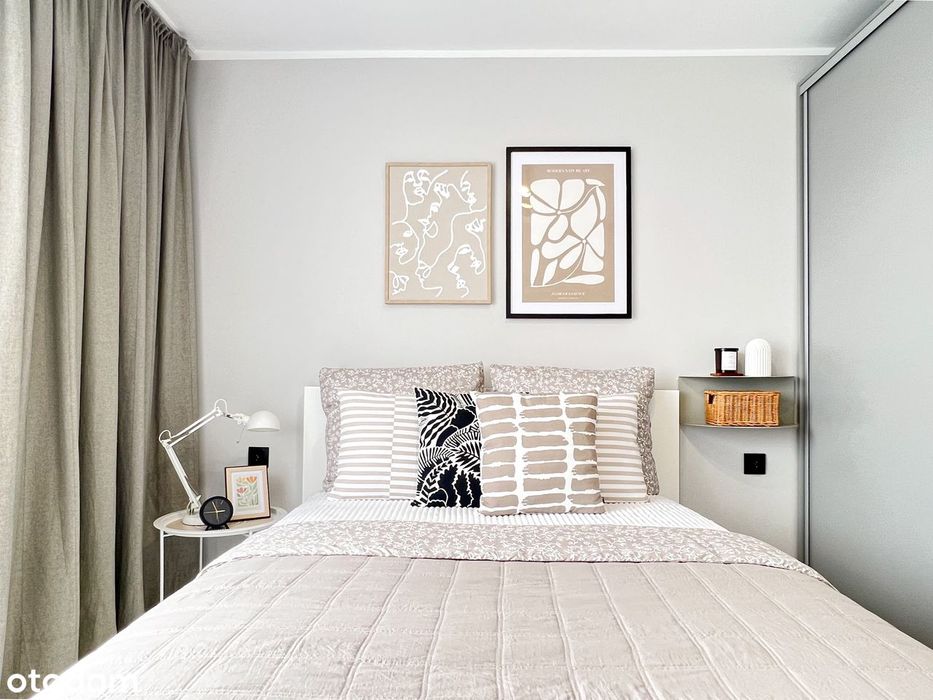 Komfortowe, całkowicie wyremontowane, 2 pok. z balkonem i wyposażeniem