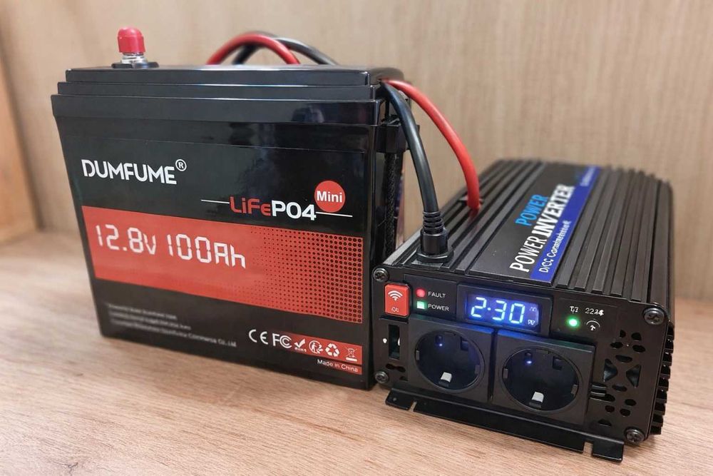 Аккумулятор Батарея LiFePO4 100Ah с BMS литий-железо-фосфатный Польша