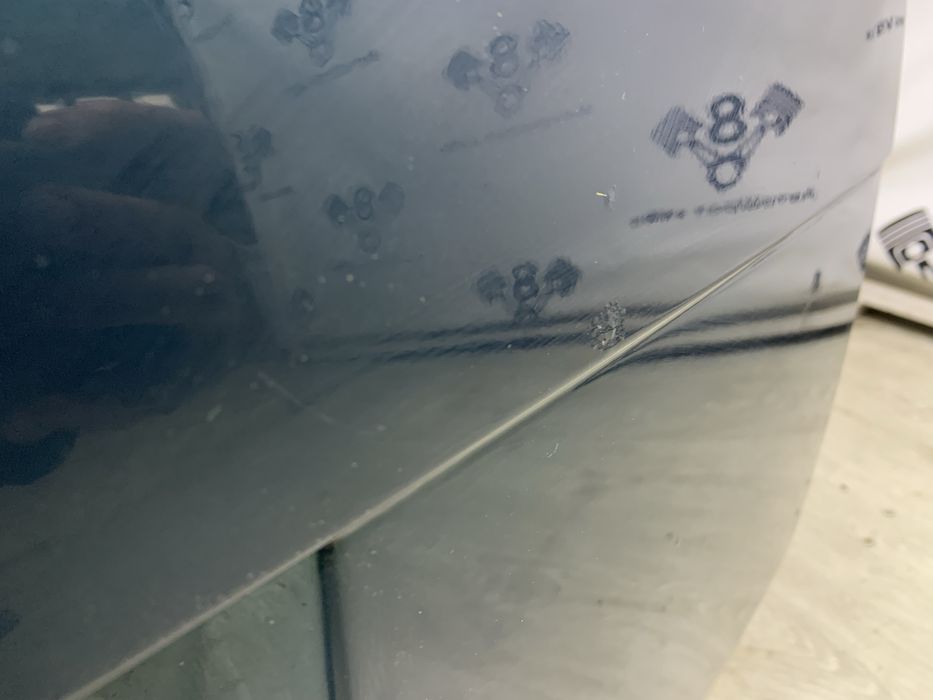 Ляда Volkswagen Passat B5+ кришка багажник пасат б5 зелена без скла