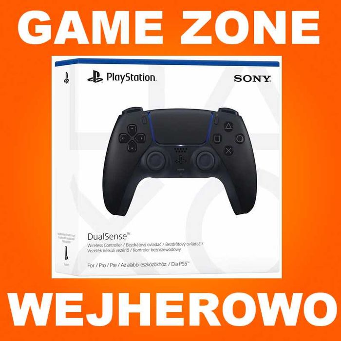 Pad do PS5 = DualSense CZARNY do konsoli PS5 = Wejherowo