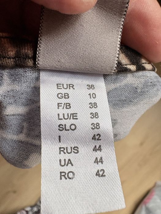 Tunika damska BC Best Connections 36 animal print patchwork asymetryczna