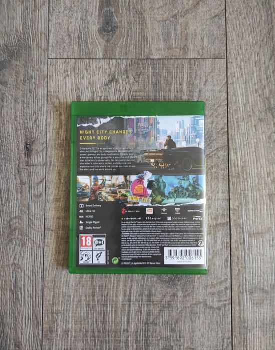 Gra Xbox One CyberPunk 2077 Stan BDB+ Wysyłka OLX GWARANCJA