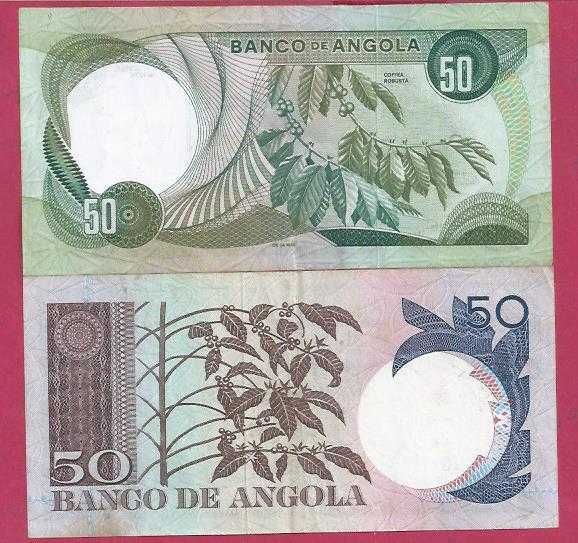 Notas de Ex-Colonia Angola 6 Diferentes de 20 e 50 Escudos