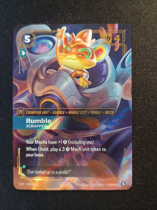 Karta Riftbound Rumble, Scrapper (V.2 - Showcase)