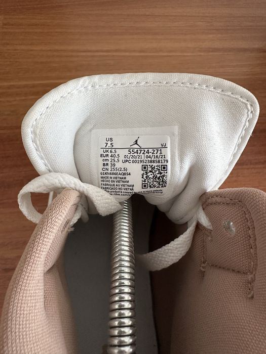 Sapatilhas Nike Air Jordan 1 Mid Tan / Gum