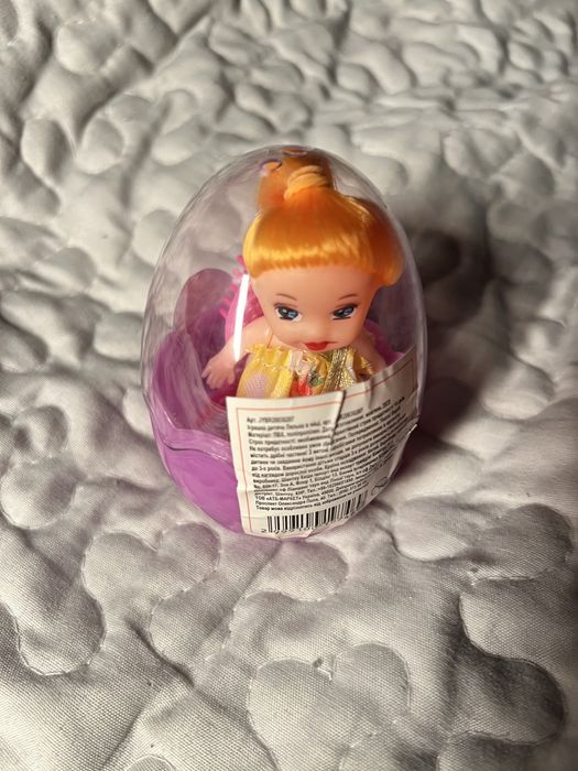 Кукла пупс в яйце