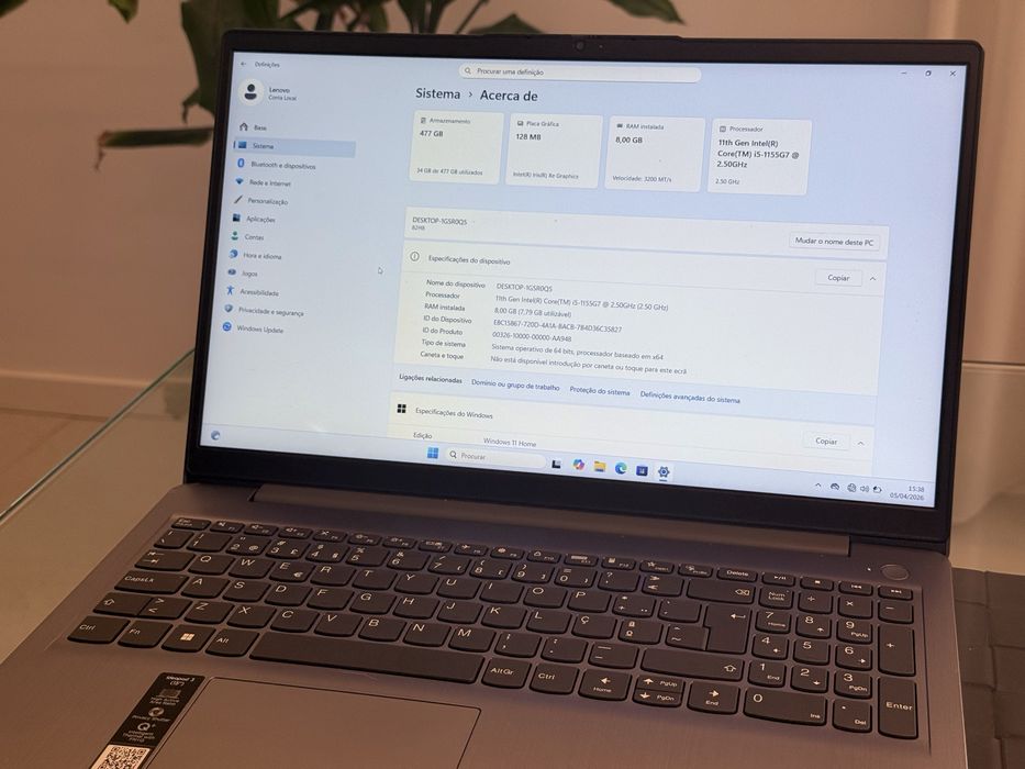 Lenovo IdeaPad 3 i5 11th | 8Gb RAM | 512 GB SSD