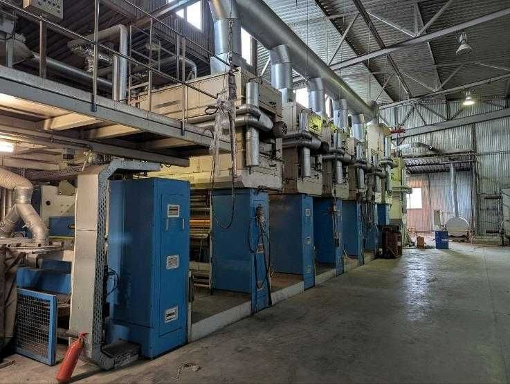 Продається обладання для виробництва шпалер № 12,  Німеччина