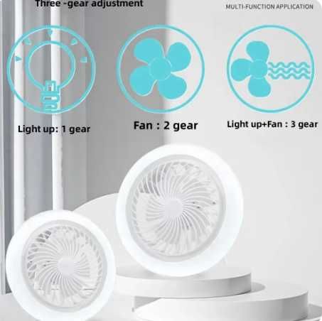 Умный потолочный вентилятор 3 в 1 с пультом дистанционного управления