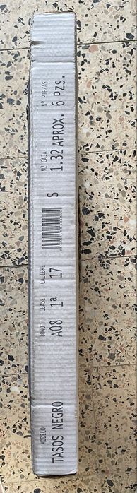 Mosaico de chão ou parede efeito Xisto Negro – NOVO