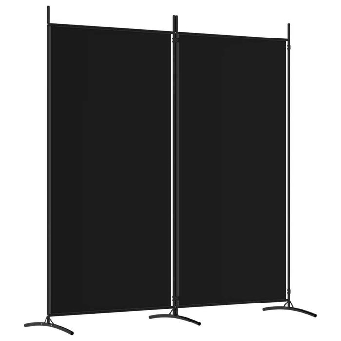 NOVO - Divisória de quarto com 2 painel 175x180 cm preto tecido