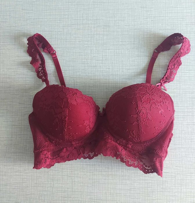 Бюстгальтер Acousma 75B бардовий