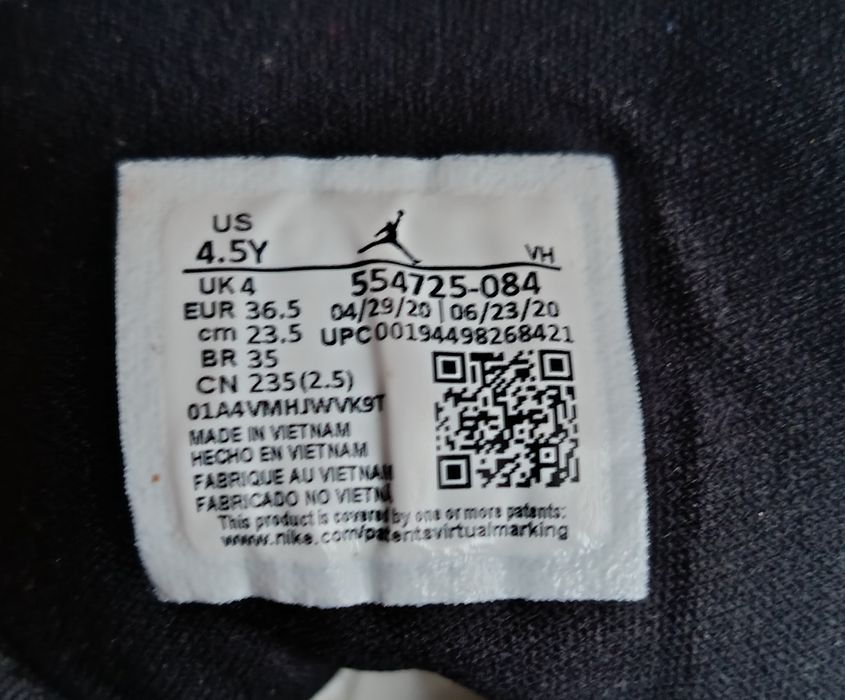 Nike Air 1 Mid GS "Hyper Royal" rozmiar 36,5