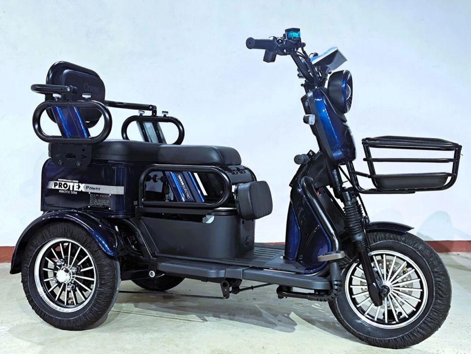 Електричний трицикл Corso Protex Power 1200W LiFePO4 72V24Ah новий