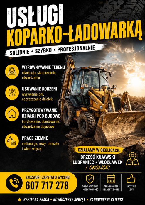 Uslugi Koparka-Ladowarka