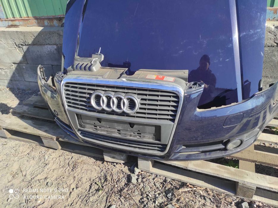 Audi a4 b7 LZ5A maska zderzak Xenon spryskiwacze lampa wzmocnienie