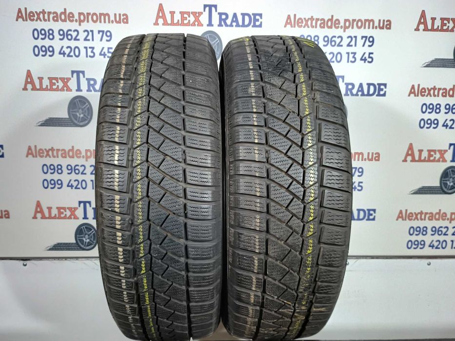 2 шт. 195/65 R16 Continental ContiWinterContact TS 830P зимові шини б/у, протектор 6,5 мм