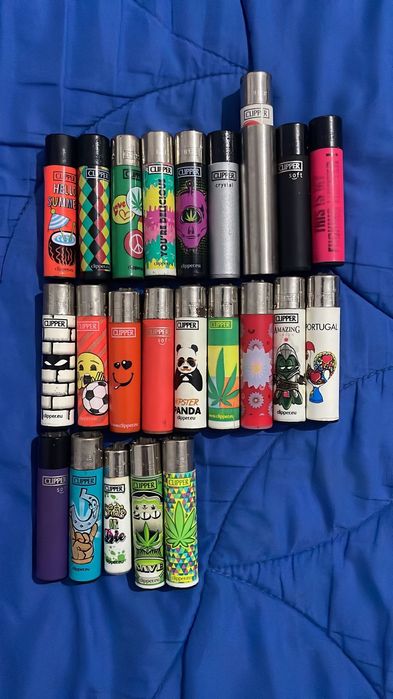 Coleçao de clippers + Capa isqueiro