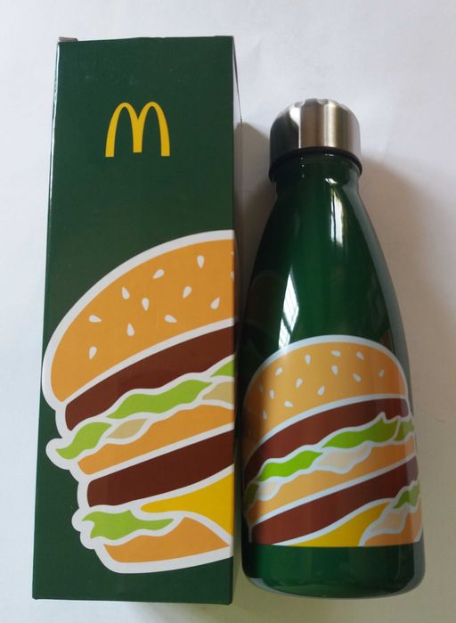 Novo preço-McDonald’s 30 ano ofi garrafa aço inoxidável 550ml- € c/